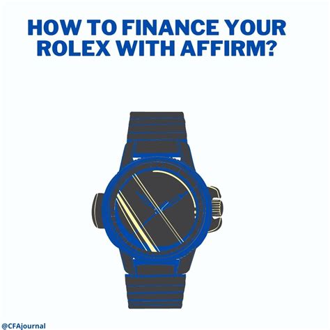 buy a rolex with affirm.